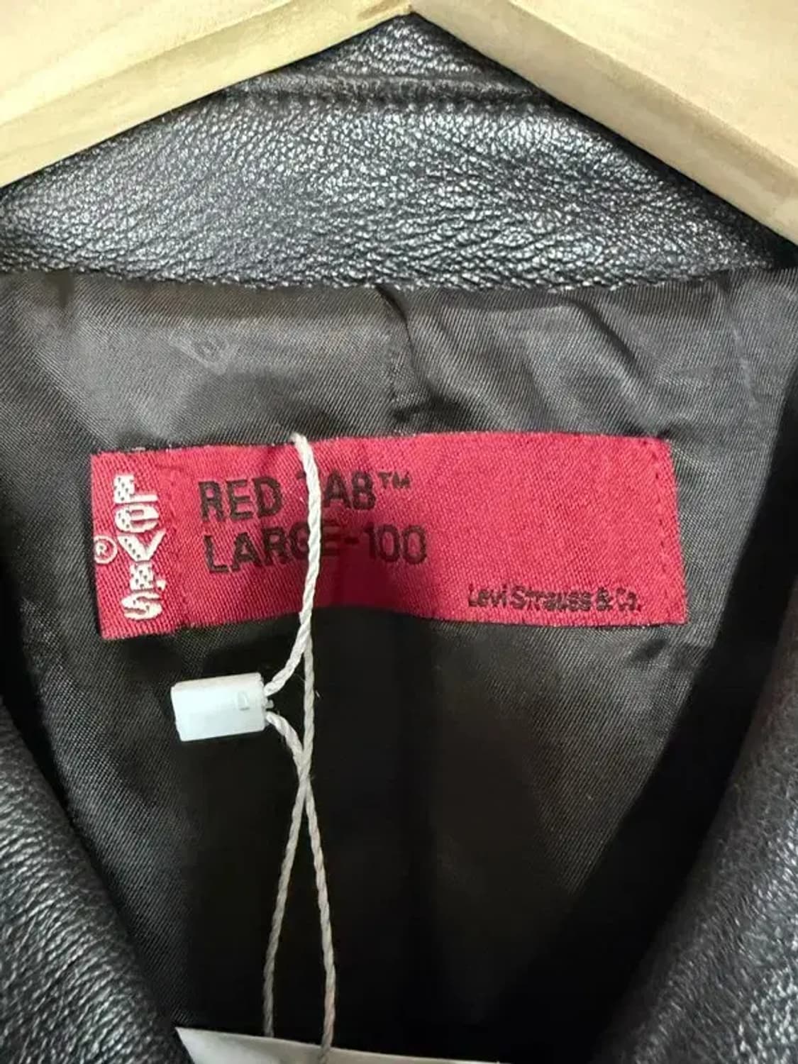 A2916 [LEVI'S] 리바이스 가죽자켓 L 상품이미지5