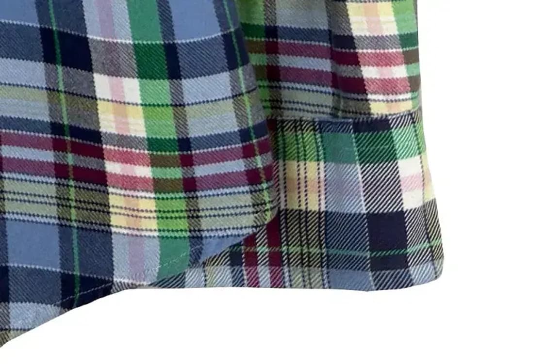 A2907 폴로 체크 셔츠 M 상품이미지3