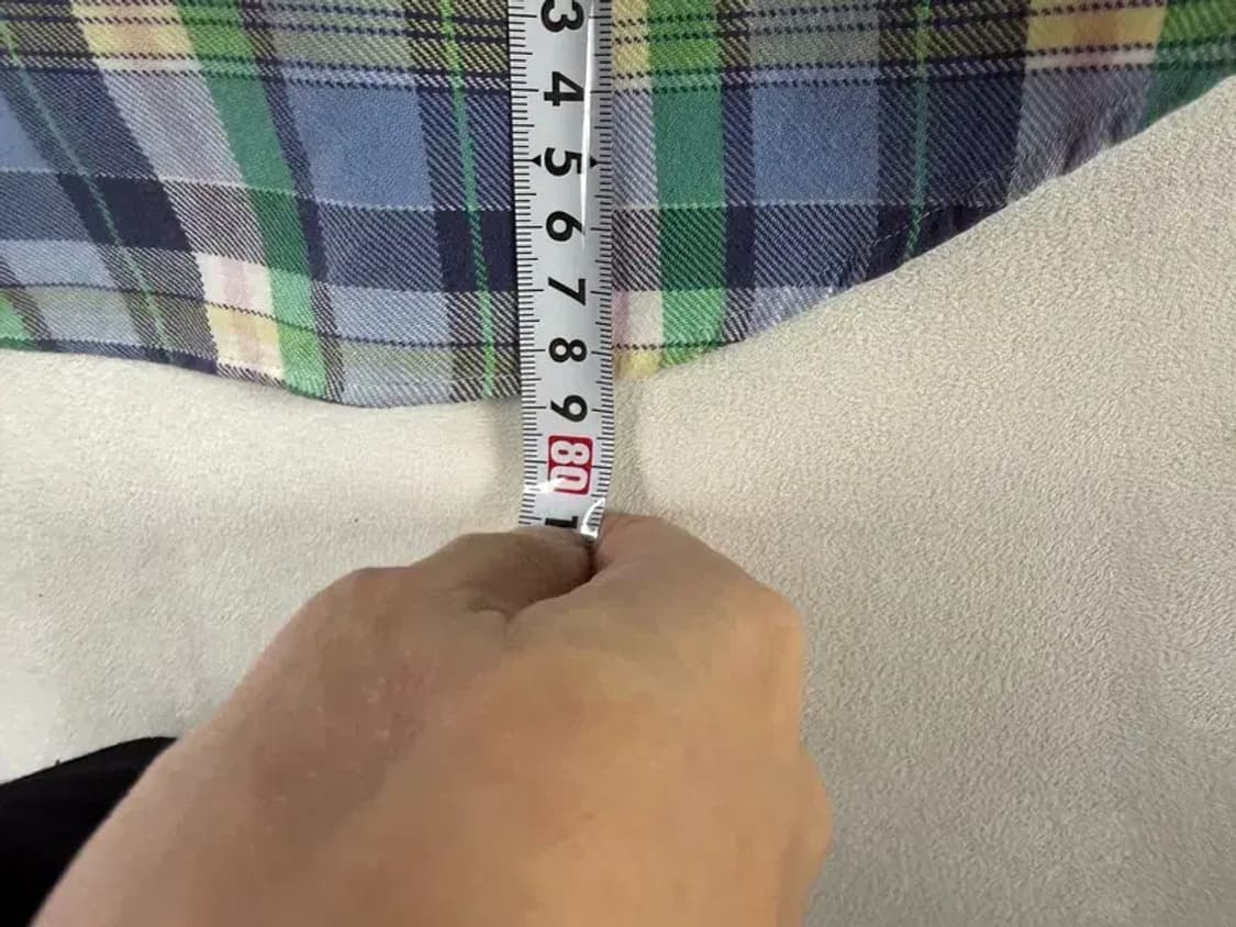 A2907 폴로 체크 셔츠 M 상품이미지5