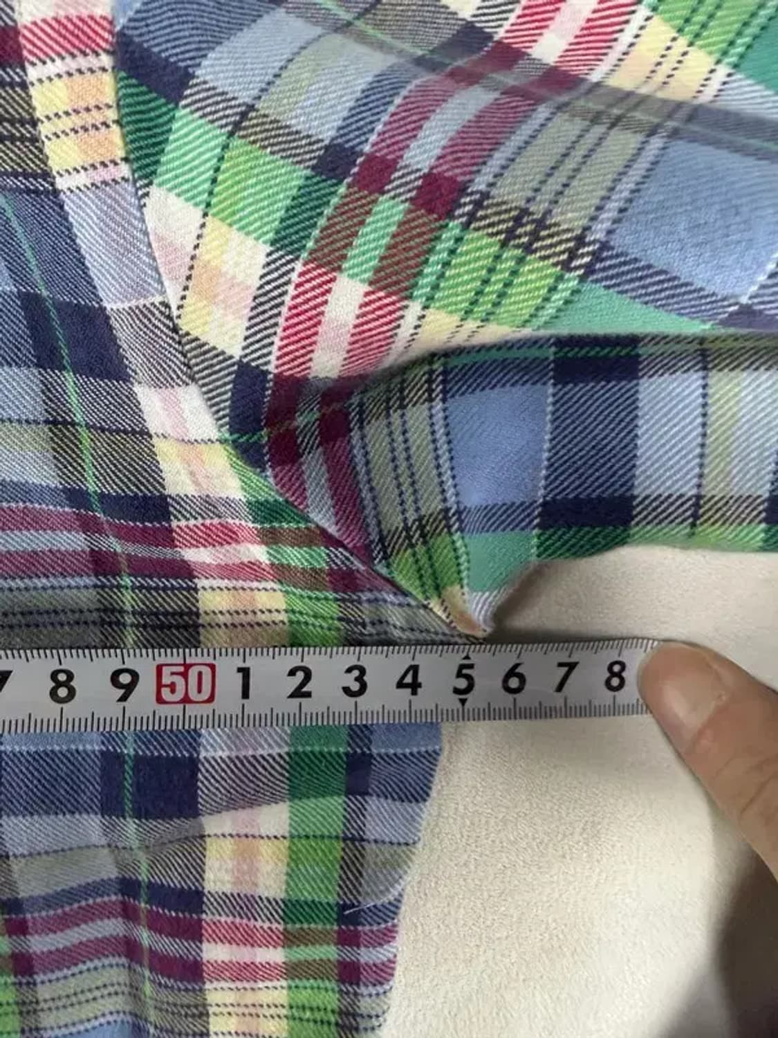 A2907 폴로 체크 셔츠 M 상품이미지6