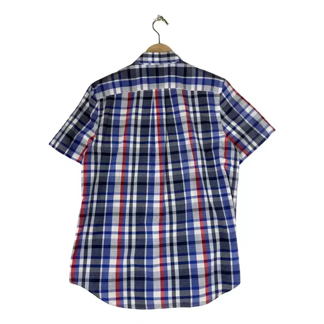 A2924 폴로 반팔 체크 셔츠 XL 상품이미지2