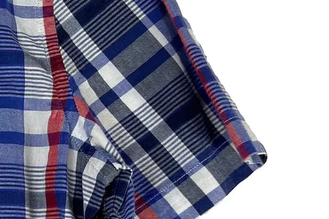 A2924 폴로 반팔 체크 셔츠 XL 상품이미지3