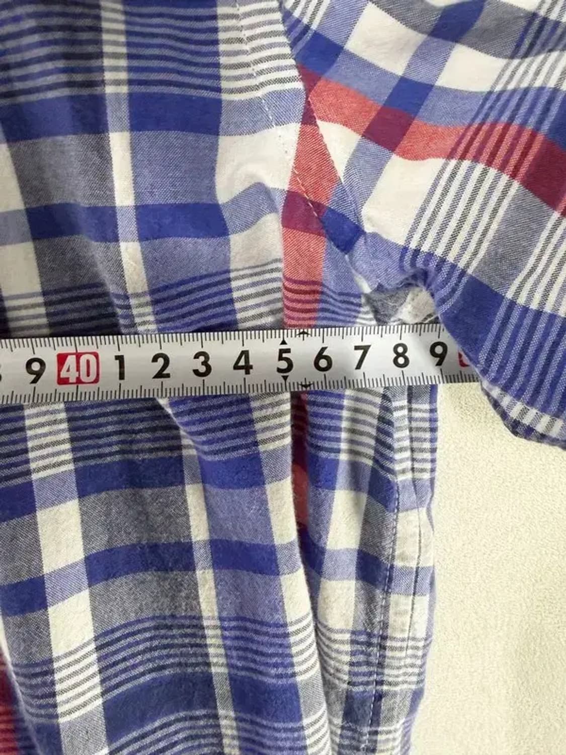 A2924 폴로 반팔 체크 셔츠 XL 상품이미지5