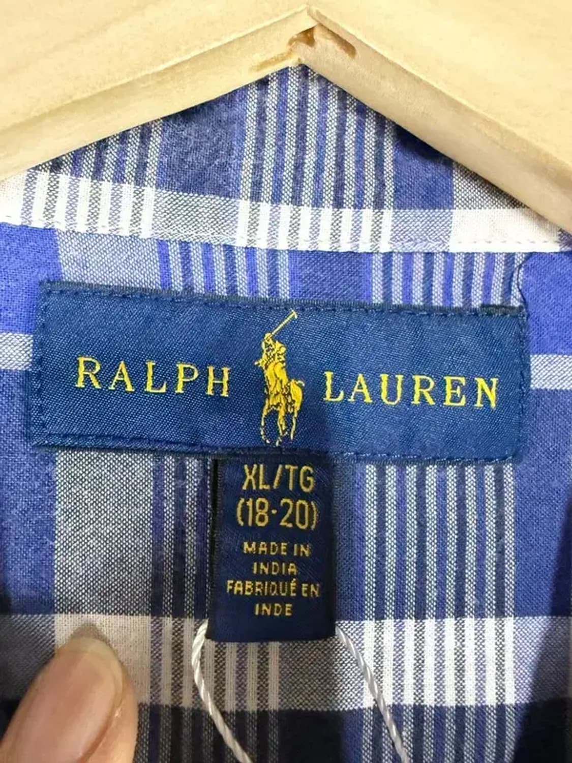 A2924 폴로 반팔 체크 셔츠 XL 상품이미지6