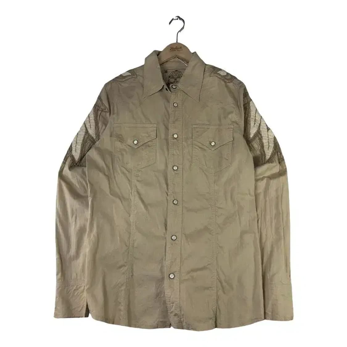 A2939 [JOYSTICK] 조이스틱 자수 셔츠 L 상품이미지2