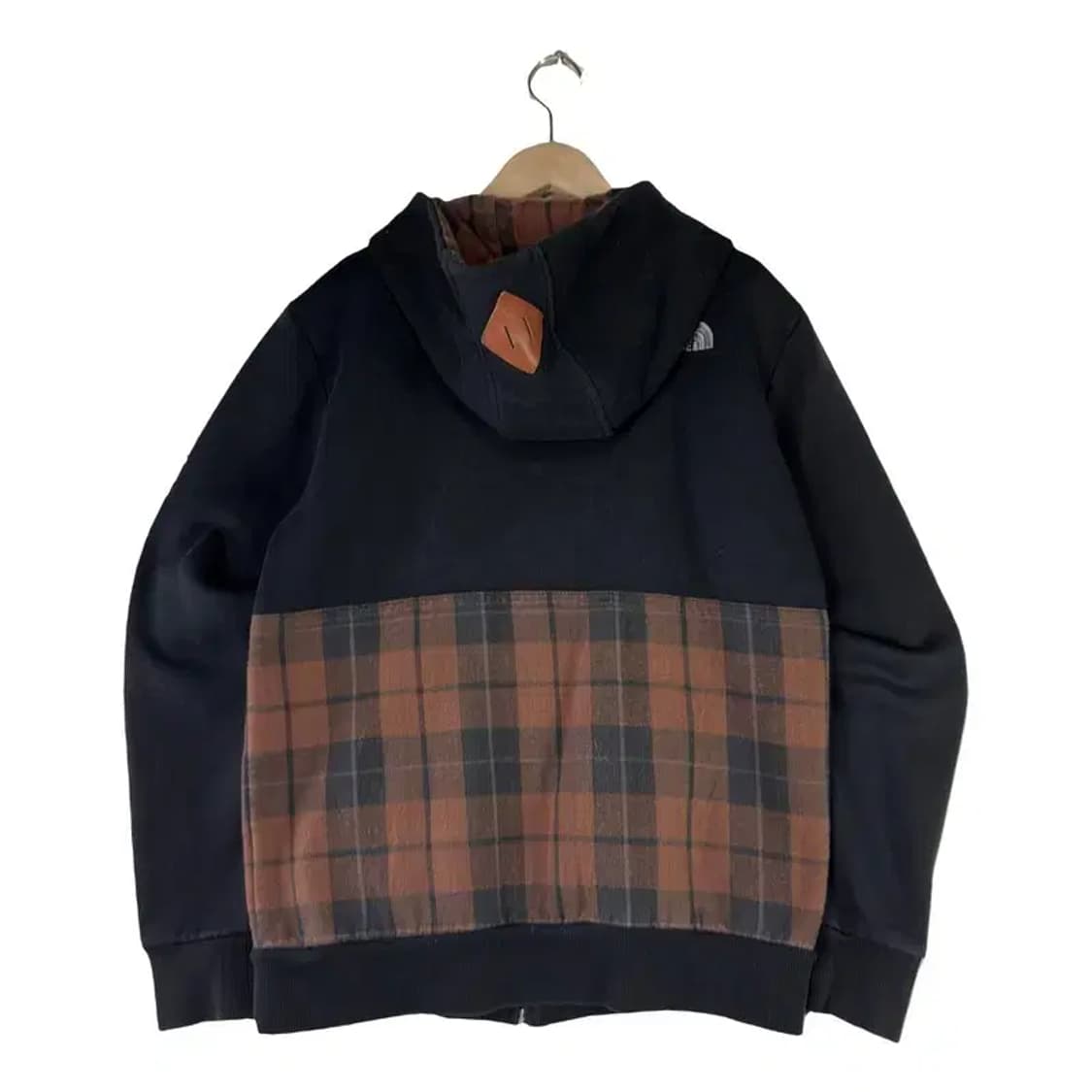 A2952 노스페이스 체크 후드 집업 90 상품이미지2