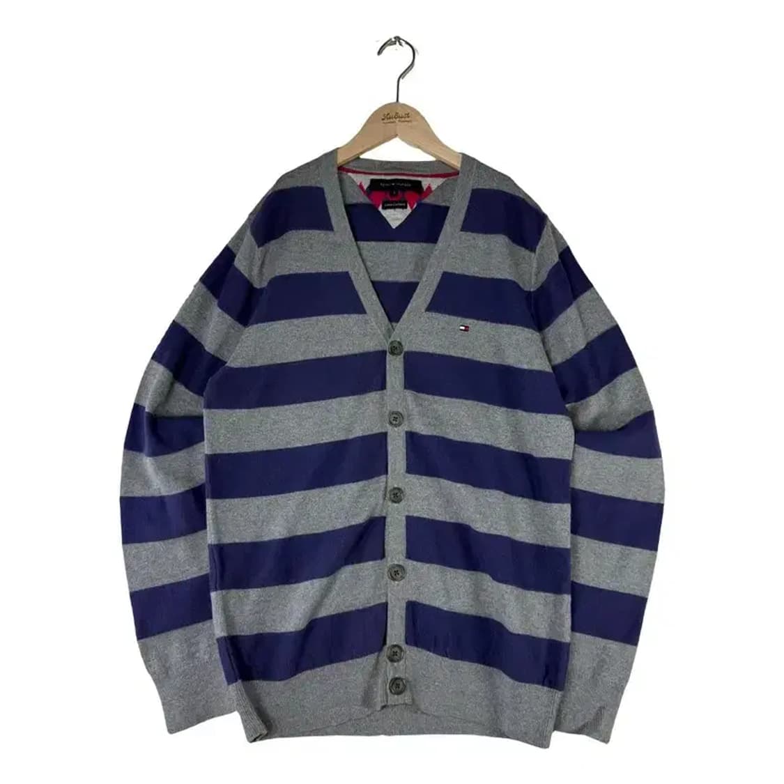 A2963 타미힐피거 스트라이프 가디건 S 상품이미지1