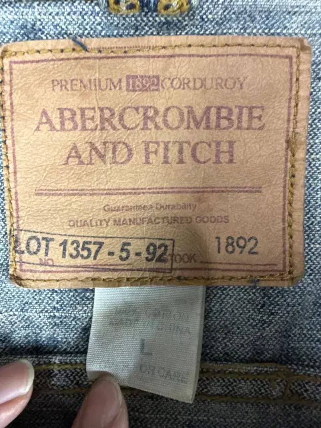 A2973 아베크롬비 청자켓 L 상품이미지5