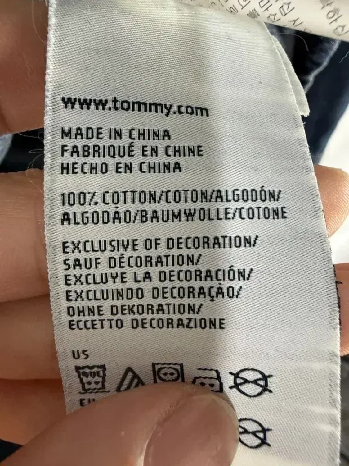 A3155 타미힐피거 데님 셔츠 XS 상품이미지7