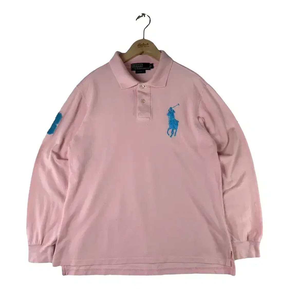 A3185 폴로 긴팔 카라티 L 상품이미지1