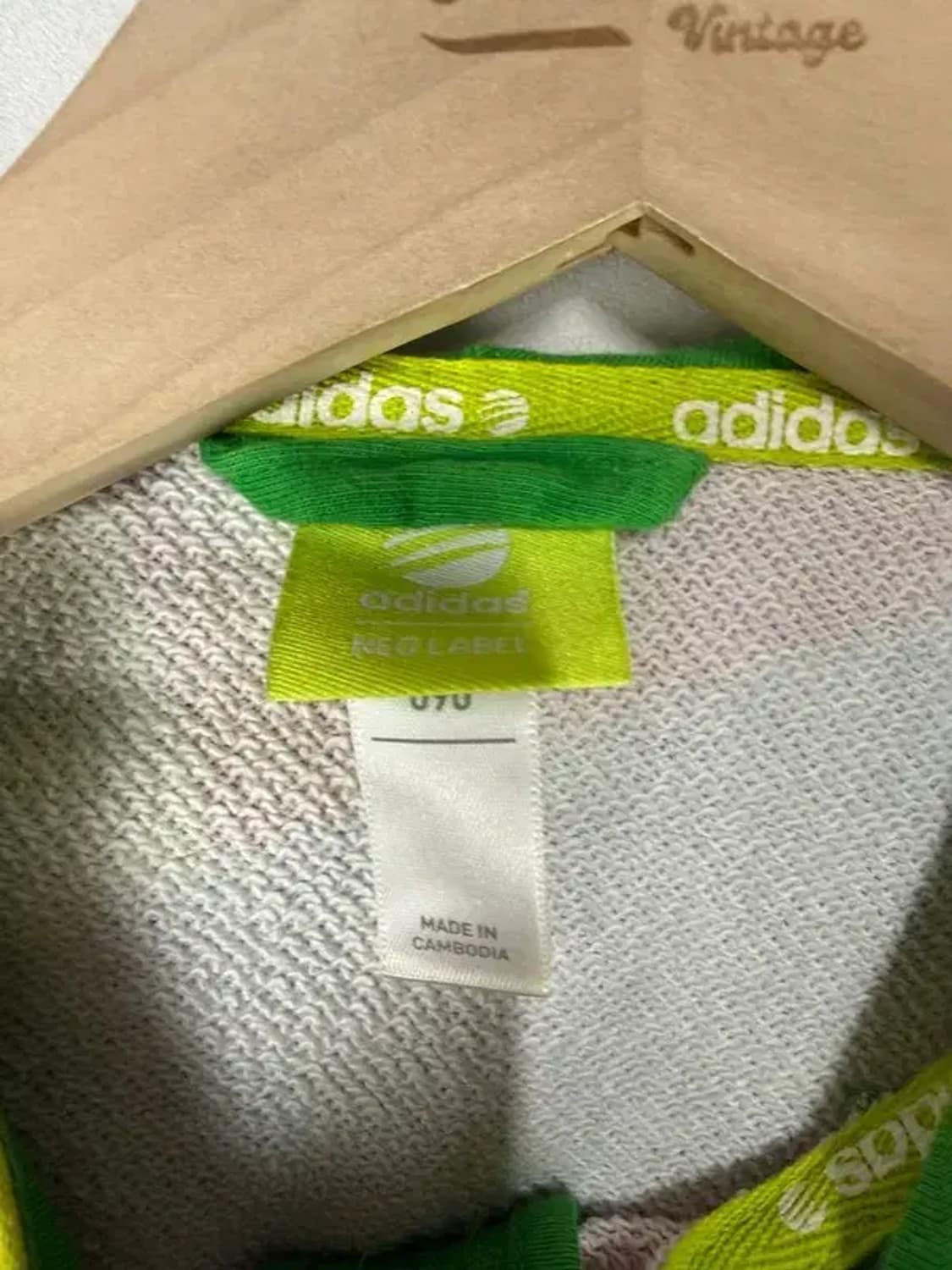 A3160 [ADIDAS] 아디다스 후드 집업 90 상품이미지6