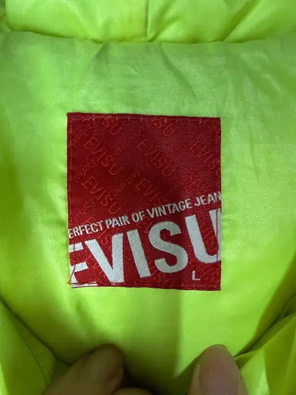 A3172 [EVISU] 에비수 패딩 L 상품이미지5