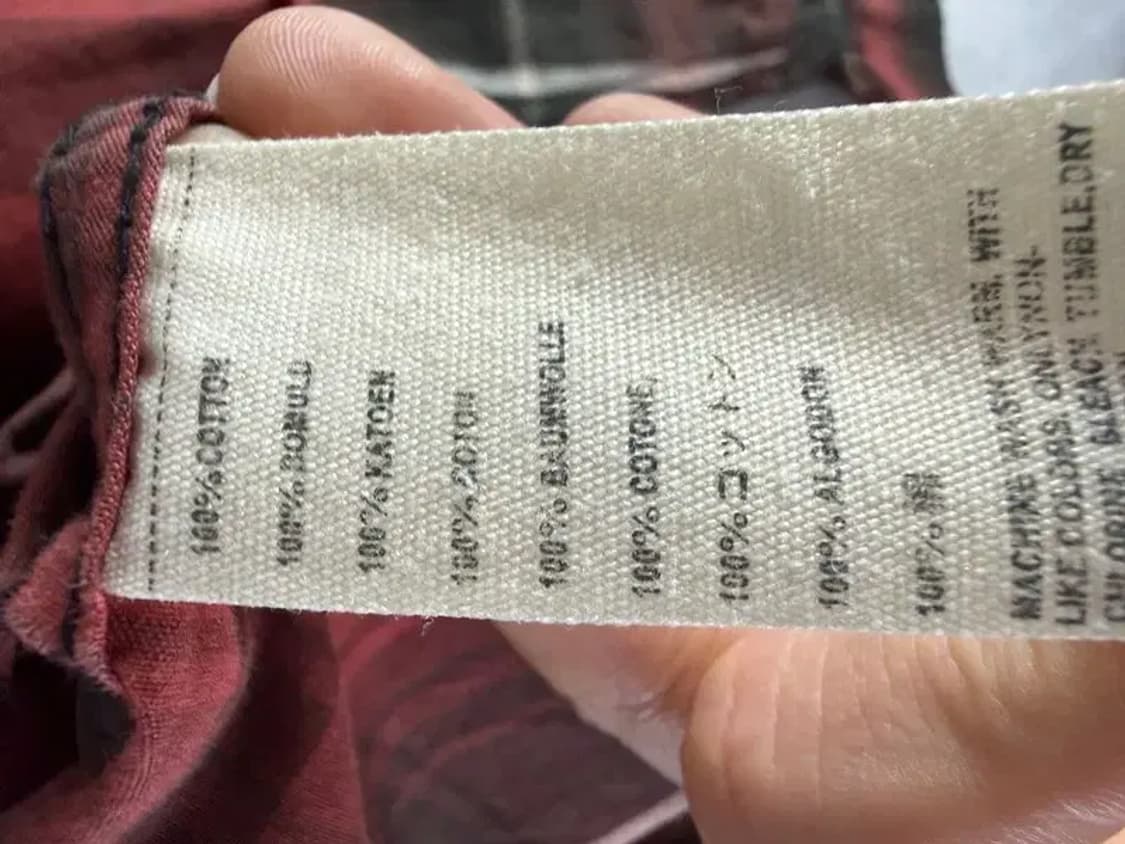 A3110 아베크롬비 체크 셔츠 L 상품이미지4