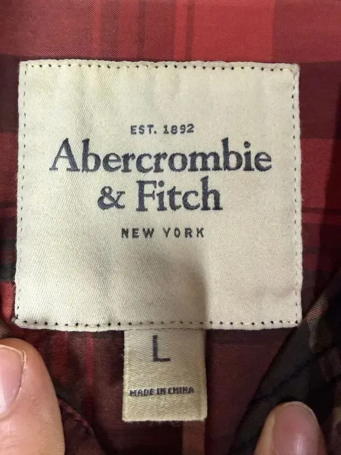 A3110 아베크롬비 체크 셔츠 L 상품이미지5