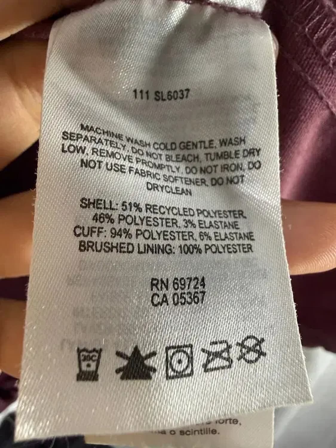 A3112 [COLUMBIA] 콜롬비아 바람막이 XL 상품이미지7