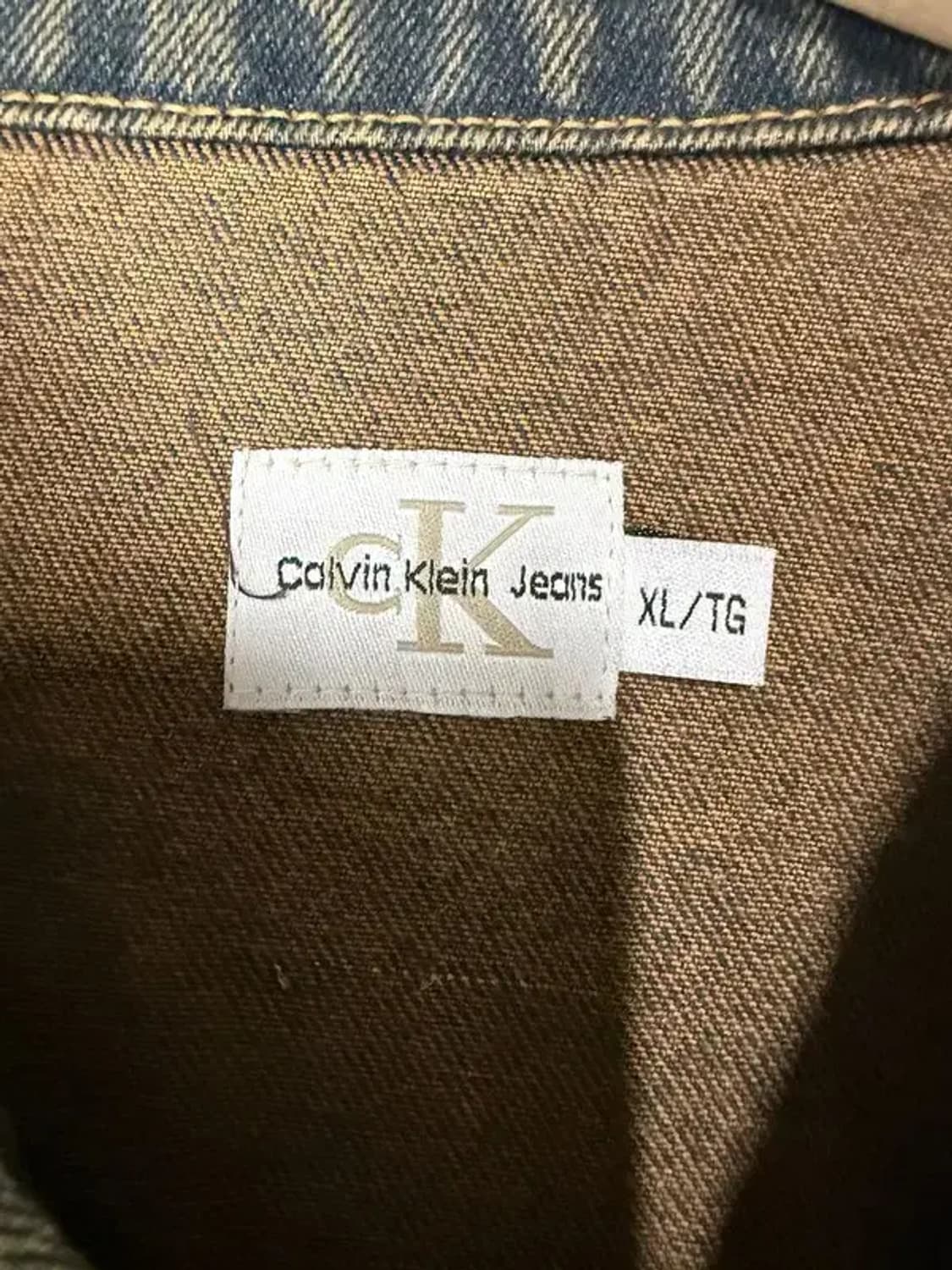 A3119 새상품 캘빈클라인데님자켓 XL 상품이미지5