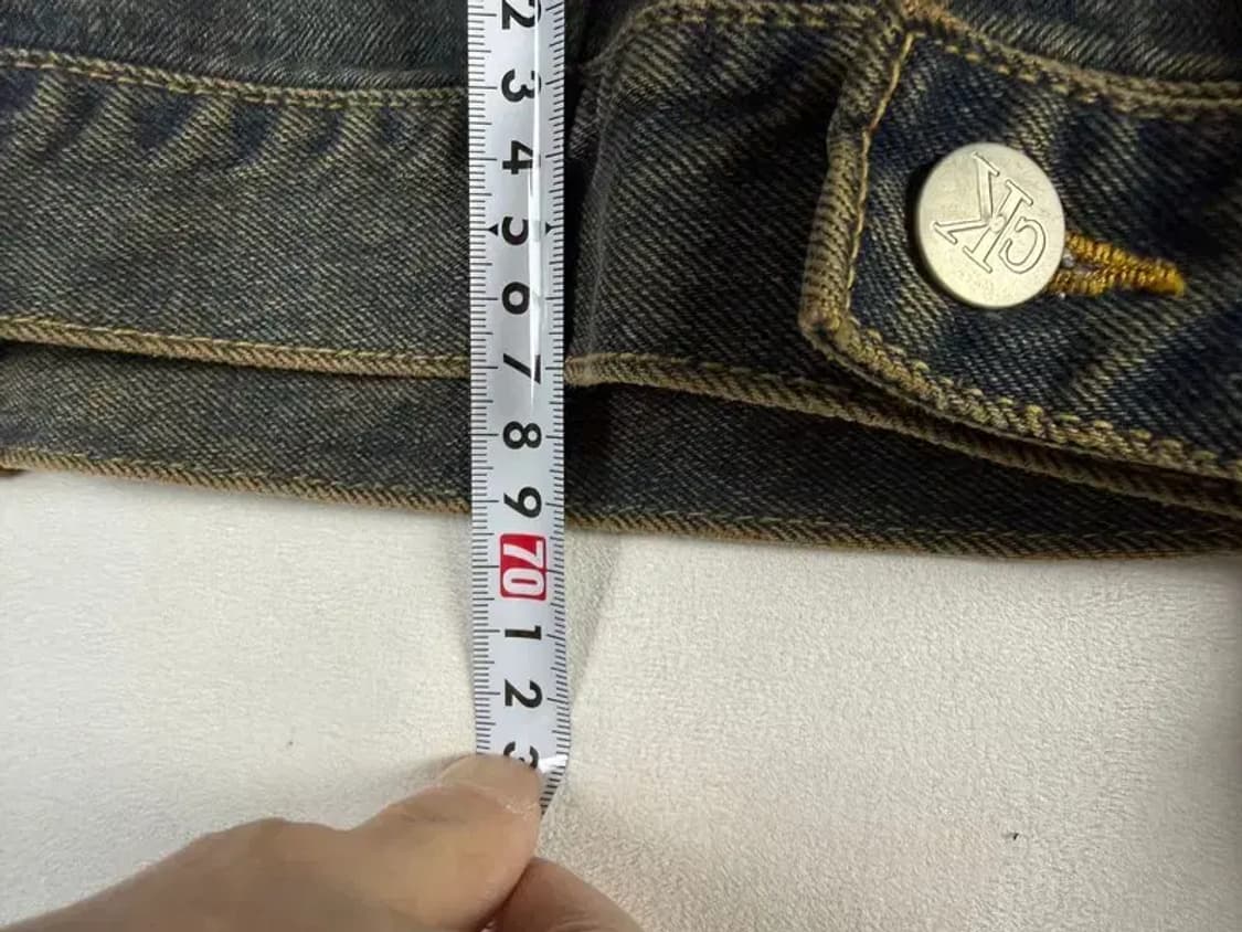 A3119 새상품 캘빈클라인데님자켓 XL 상품이미지6