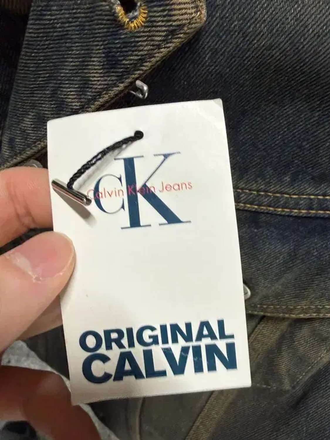 A3119 새상품 캘빈클라인데님자켓 XL 상품이미지8