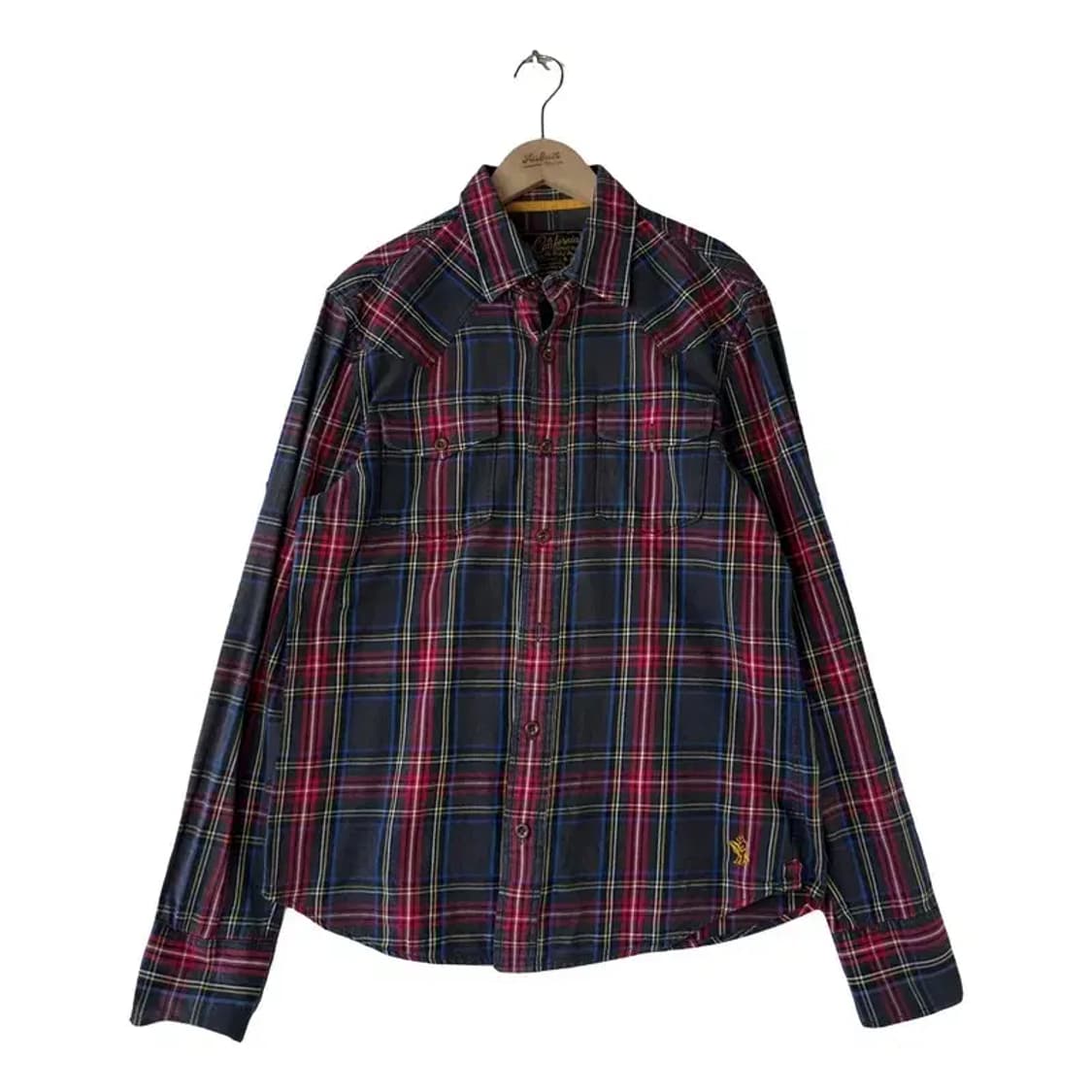 A3076 [WHOAU] 후아유 체크 셔츠 L 상품이미지1