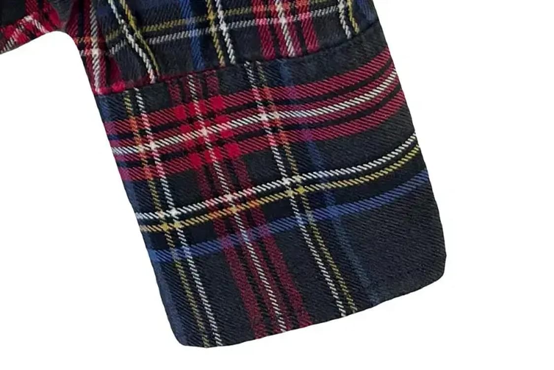 A3076 [WHOAU] 후아유 체크 셔츠 L 상품이미지3