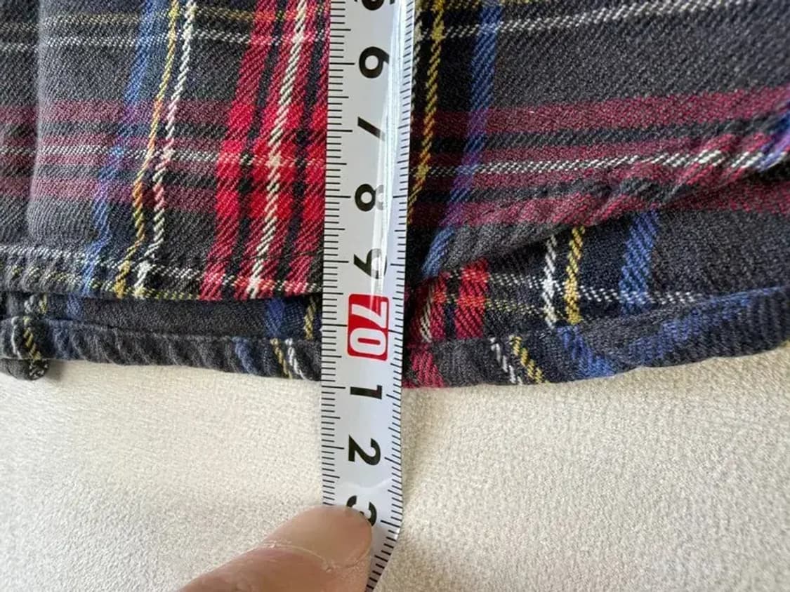 A3076 [WHOAU] 후아유 체크 셔츠 L 상품이미지5