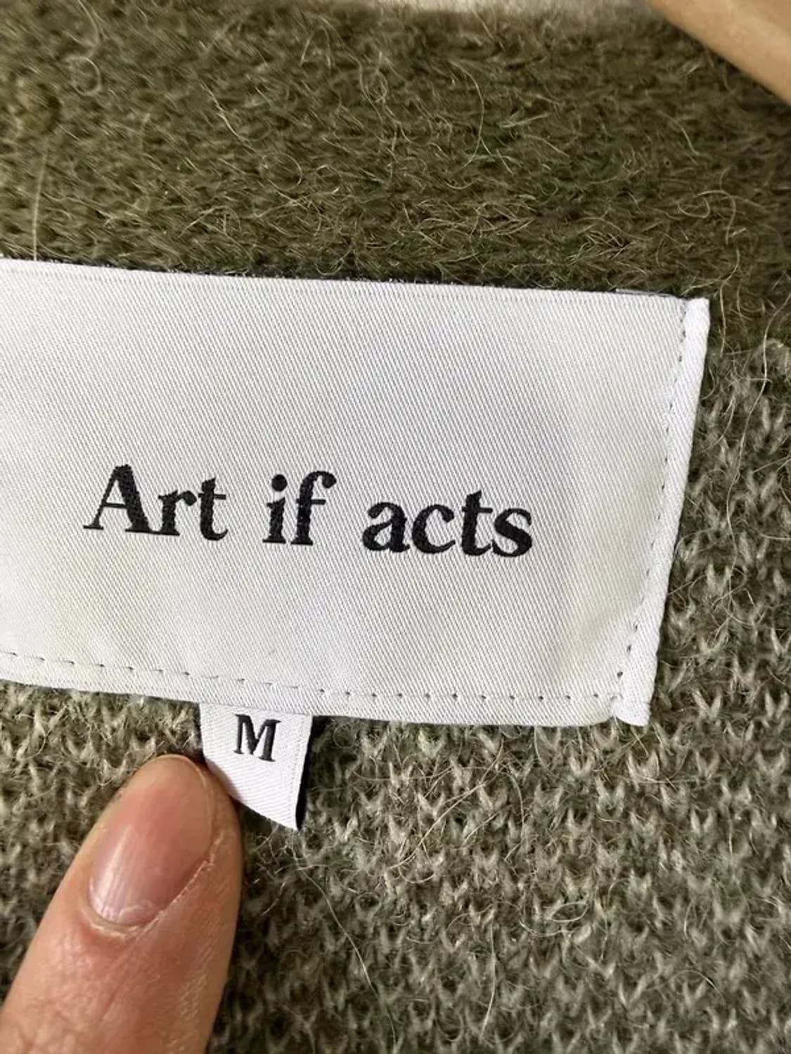 A3068 아트 이프 액츠 가디건 M 상품이미지4