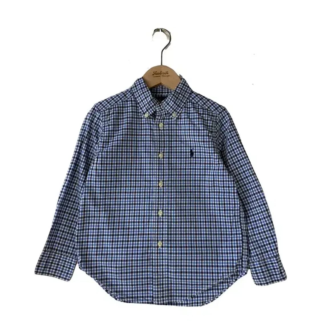 A3079 키즈 폴로 체크 셔츠 4 상품이미지1