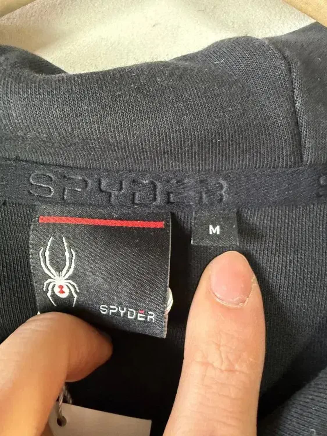 A3075  스파이더 빈티지 커스텀 후드티 M 상품이미지5