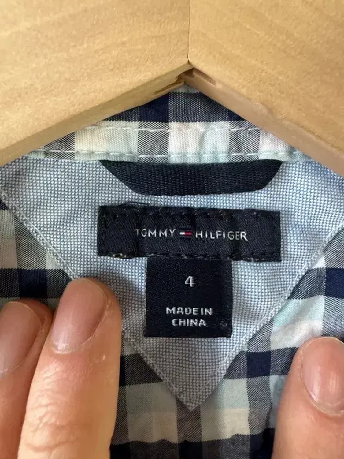 A3080 키즈 타미힐피거 체크 셔츠 4 상품이미지5