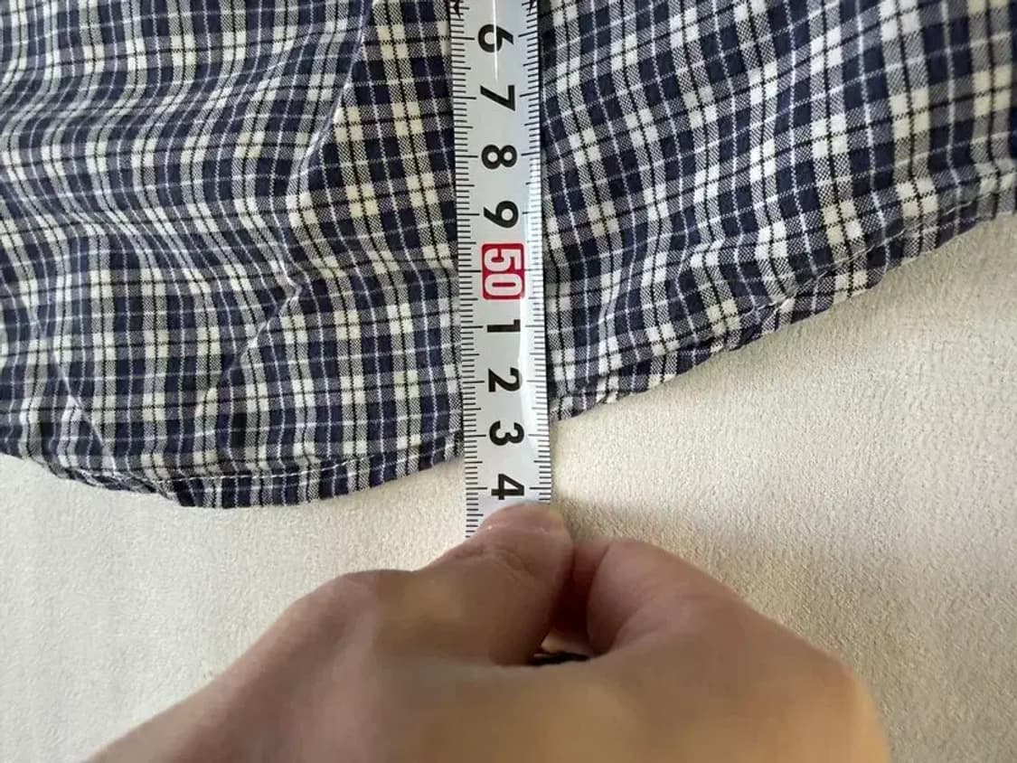 A3081 키즈 폴로 체크 셔츠 S 상품이미지4