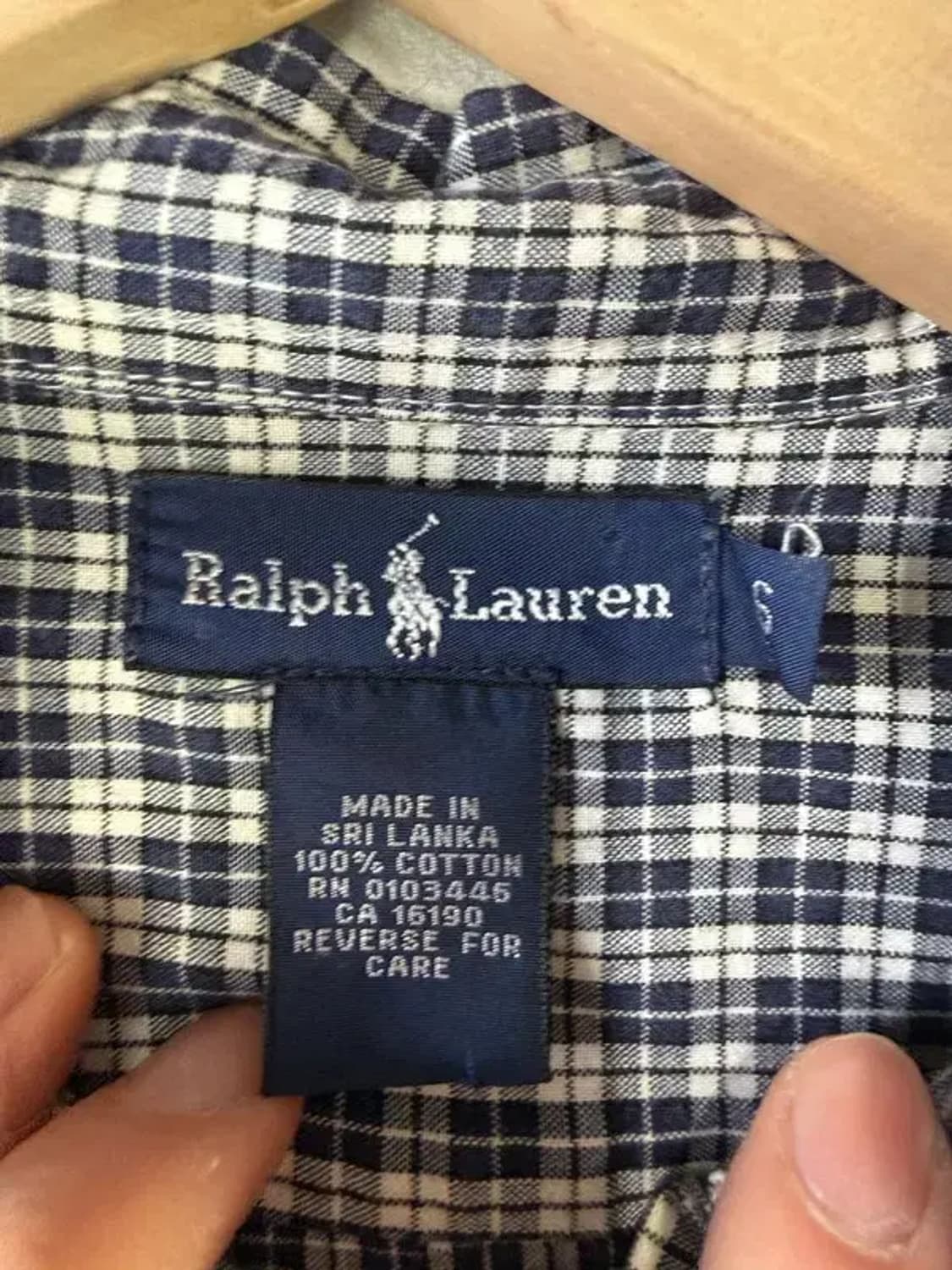 A3081 키즈 폴로 체크 셔츠 S 상품이미지5