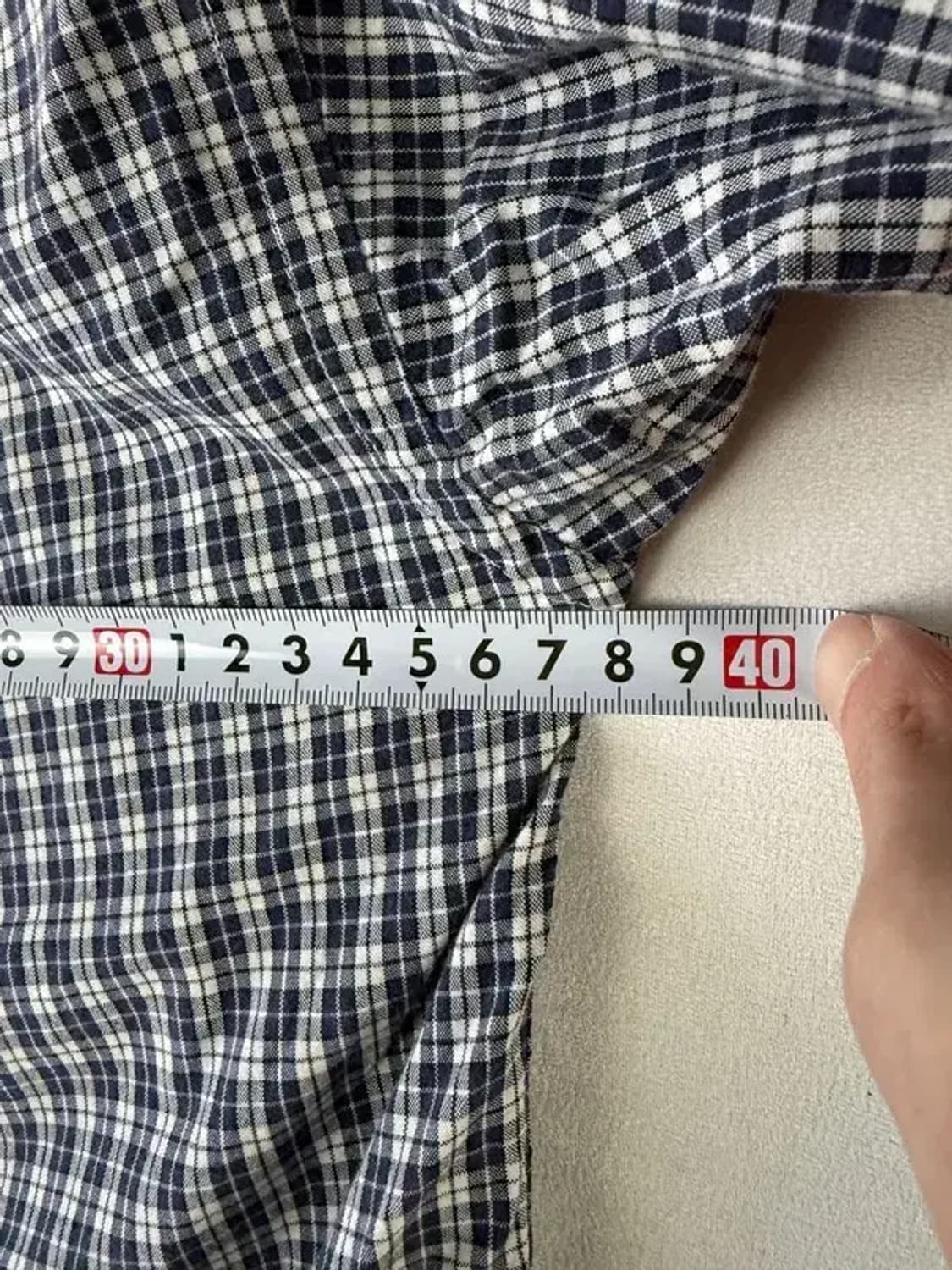 A3081 키즈 폴로 체크 셔츠 S 상품이미지6