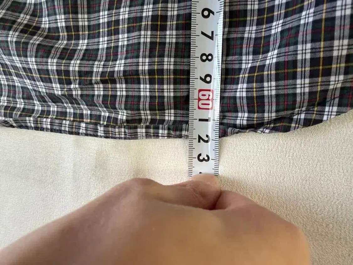 A3082 키즈 폴로 체크 셔츠 M 상품이미지5