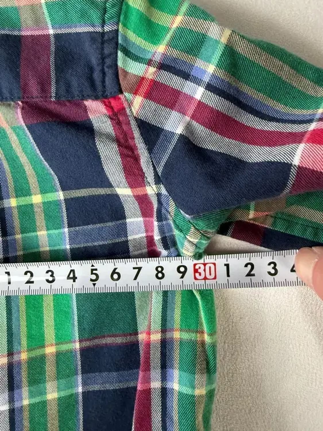 A3089 키즈 폴로 체크 셔츠 18M 상품이미지5