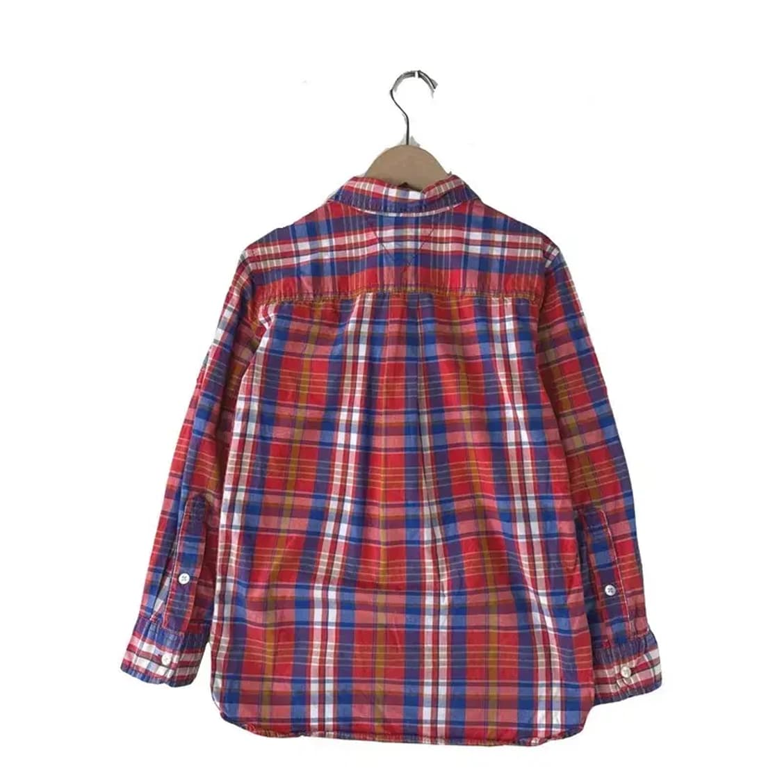 A3093 키즈 타미힐피거 체크 셔츠 S 상품이미지2