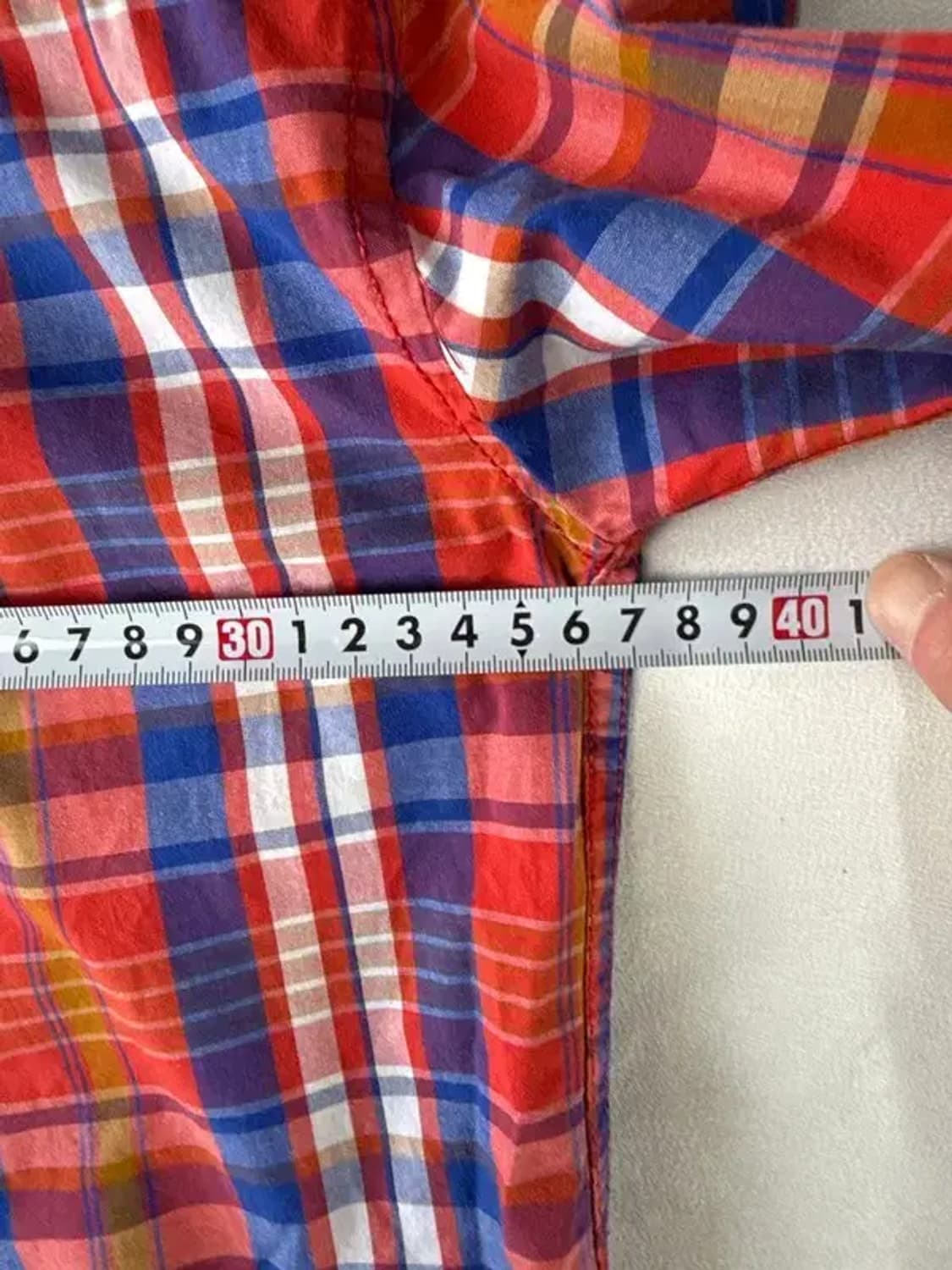 A3093 키즈 타미힐피거 체크 셔츠 S 상품이미지5