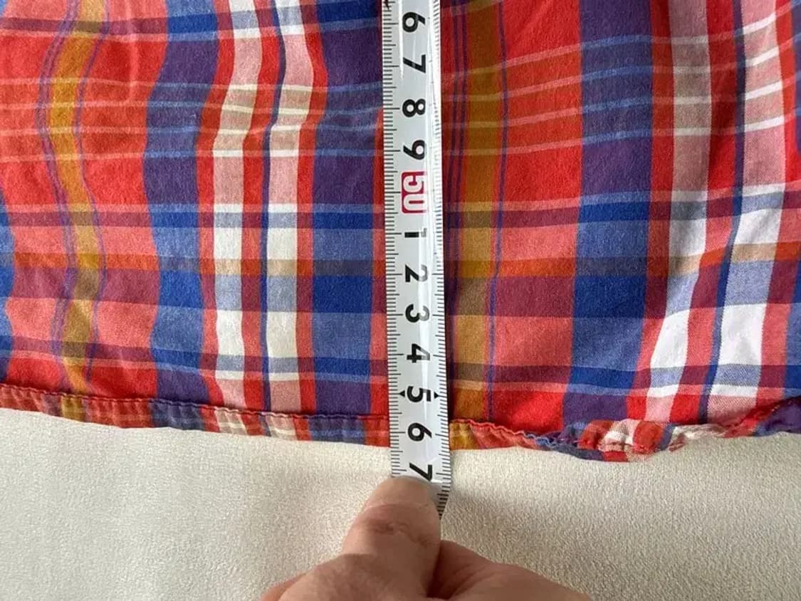 A3093 키즈 타미힐피거 체크 셔츠 S 상품이미지7