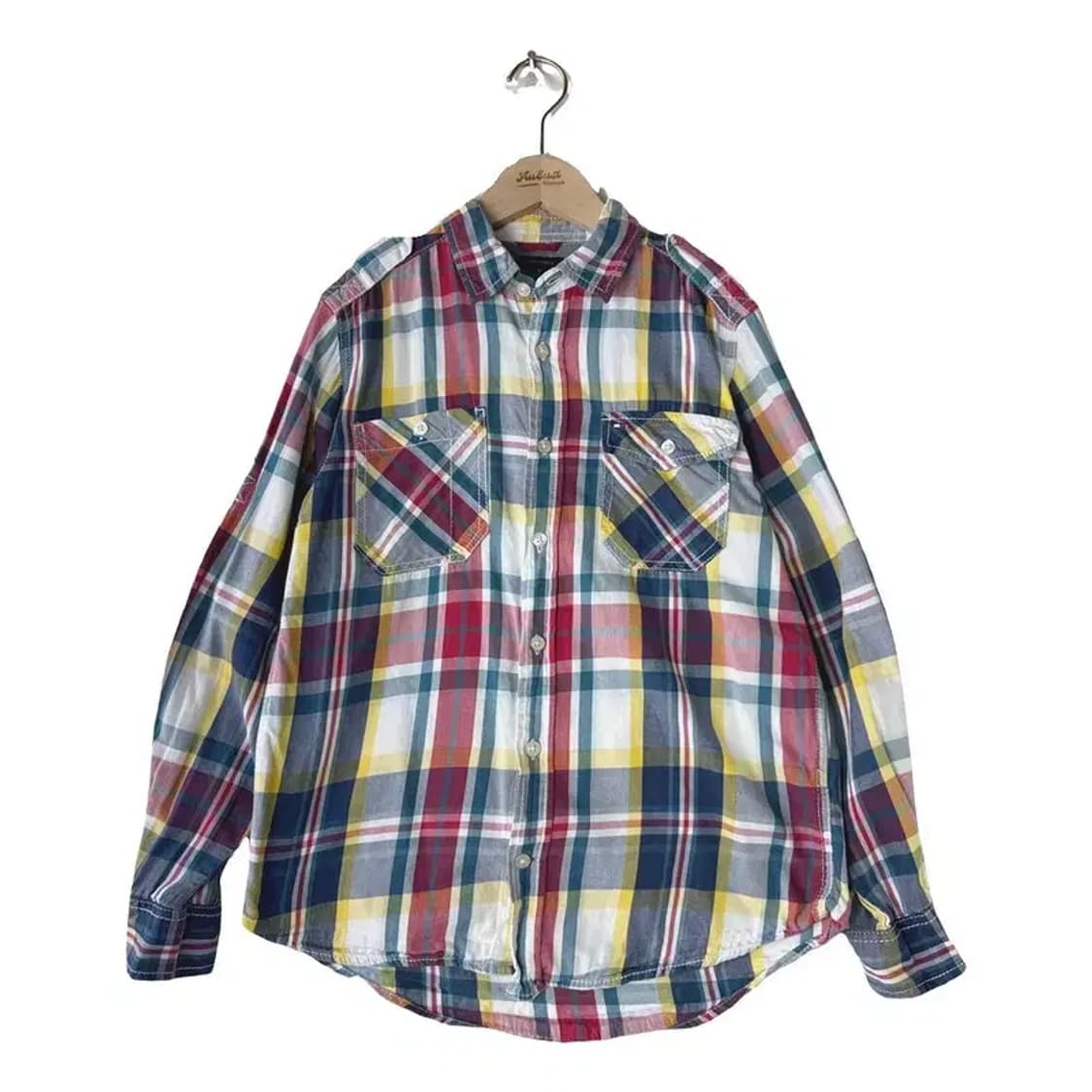 A3100 키즈 타미힐피거 셔츠 M 상품이미지1