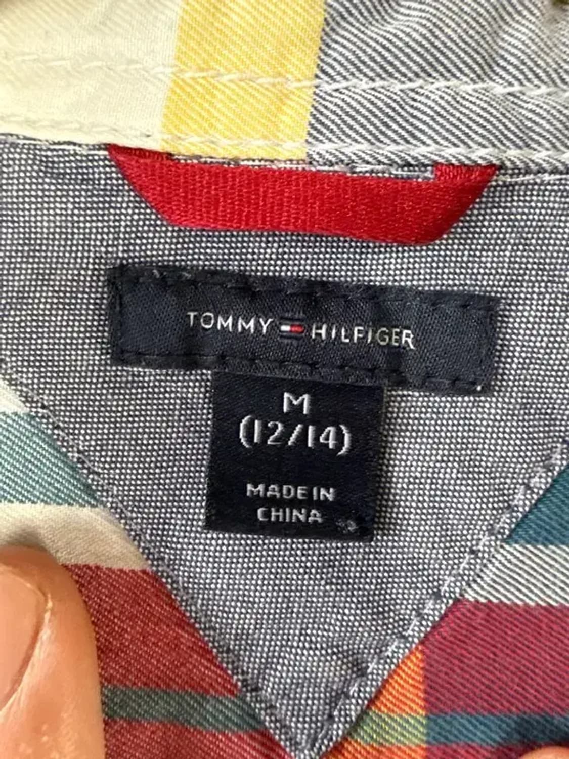 A3100 키즈 타미힐피거 셔츠 M 상품이미지5