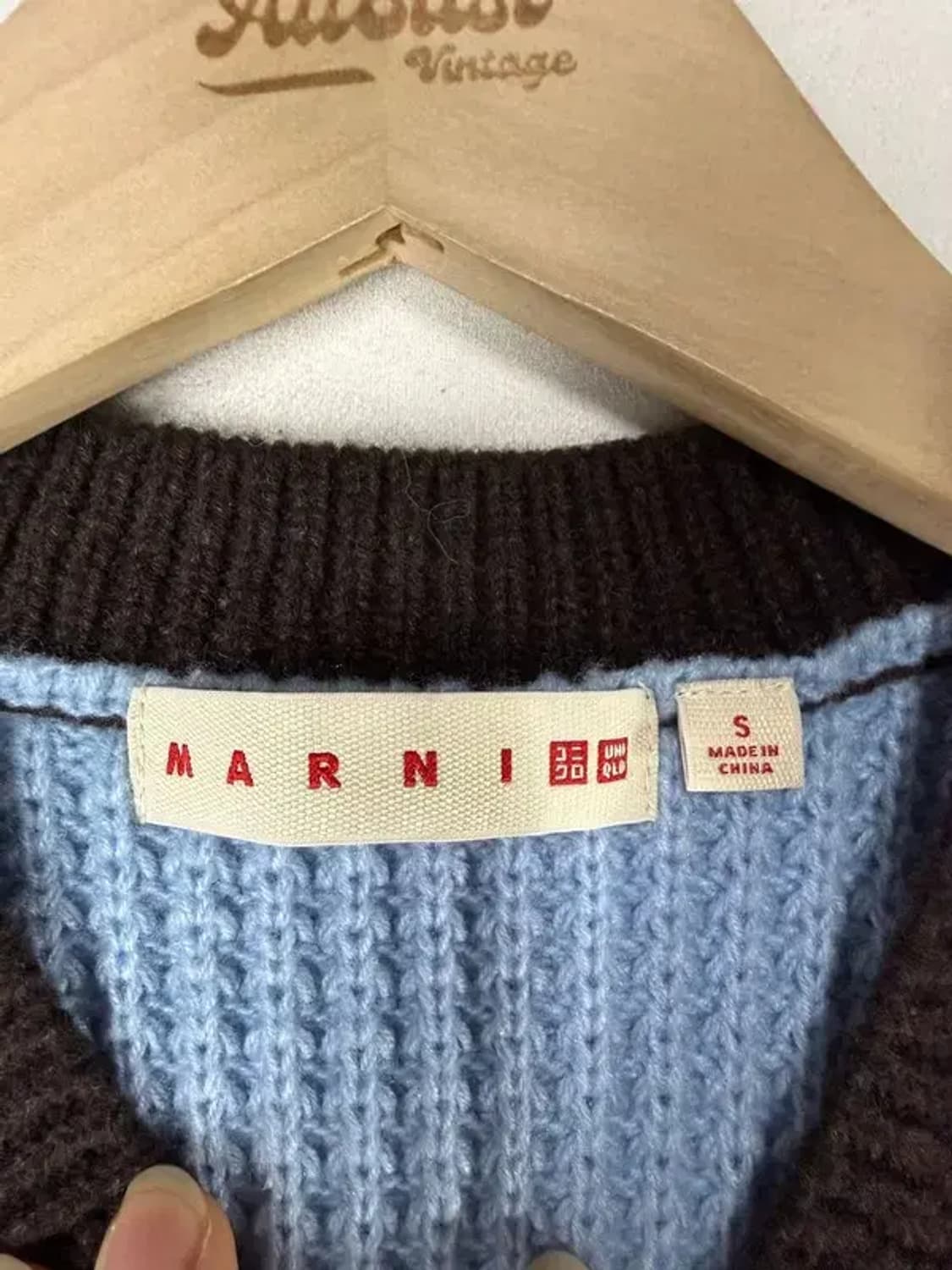 A3014 마르니x유니클로 니트 조끼 S 상품이미지4