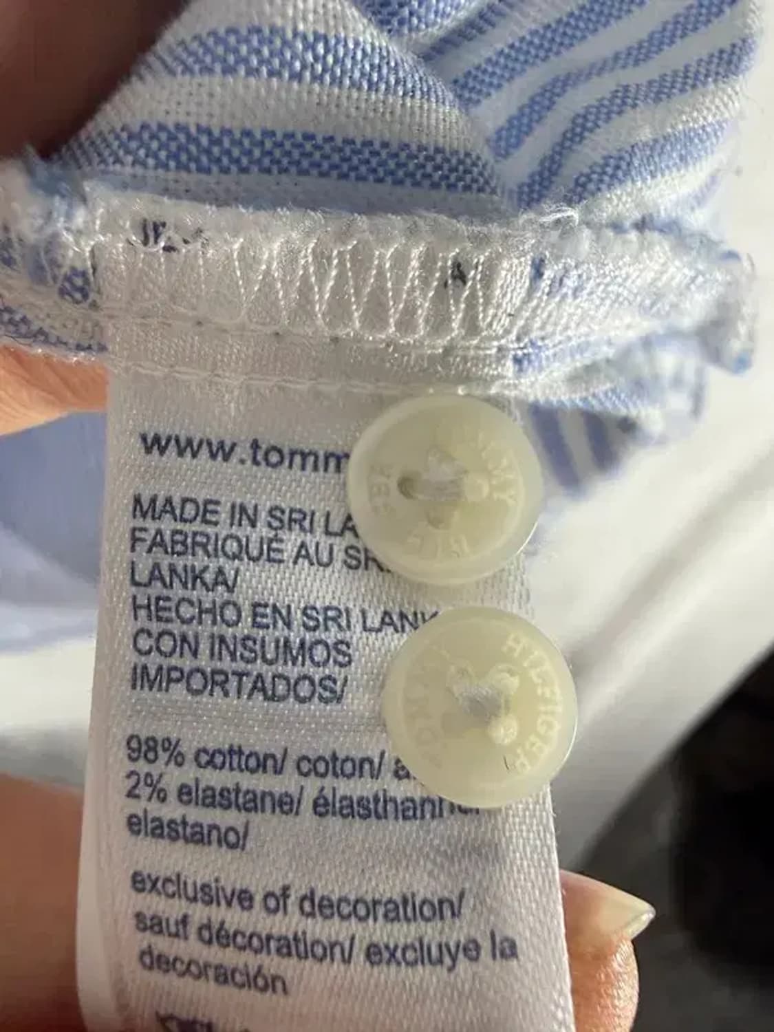 A3033 타미힐피거 셔츠 S 상품이미지7