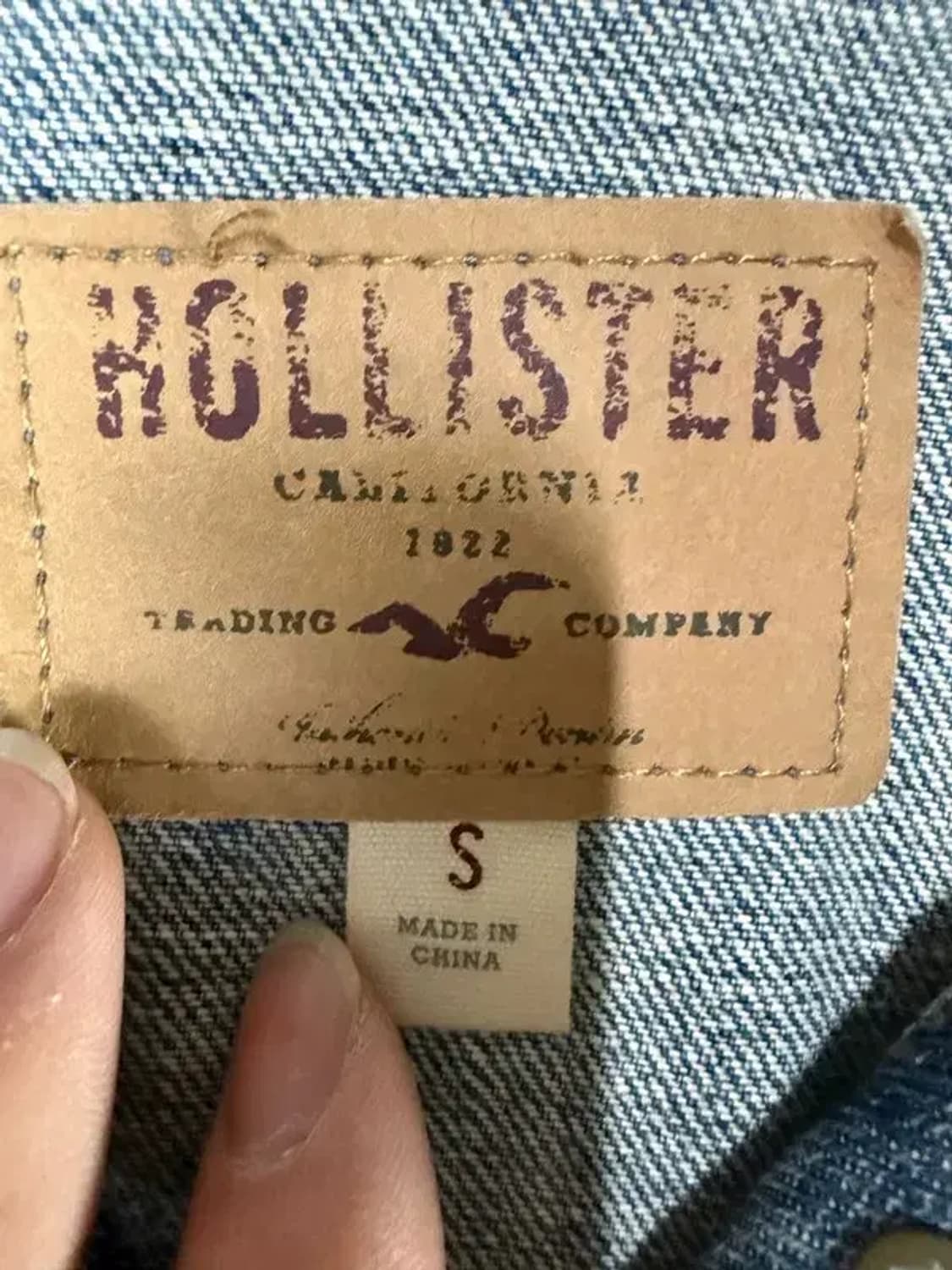 A3034 [HOLLISTER] 홀리스터 청자켓 S 상품이미지7
