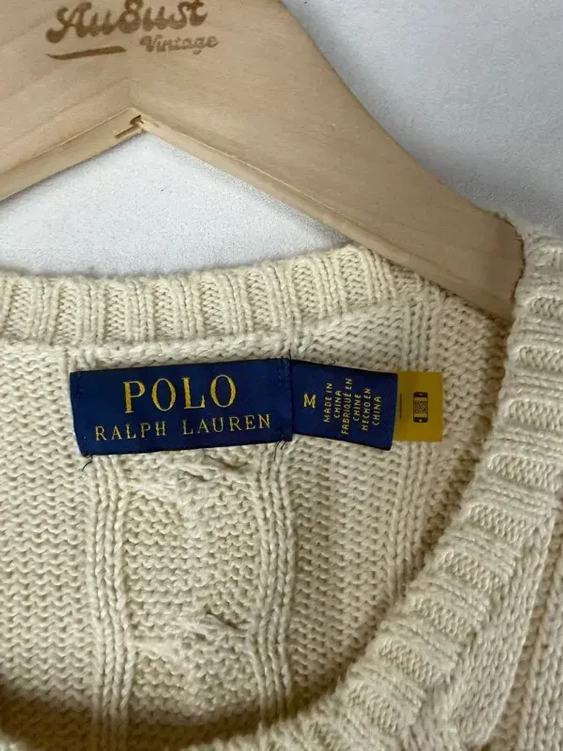 A3012 폴로 꽈배기 니트 M 상품이미지5