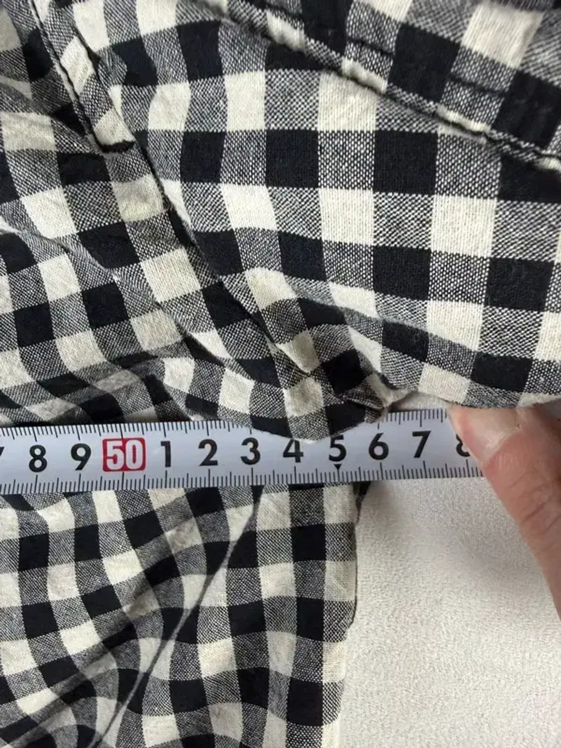 A3040 [WHOAU] 후아유 체크 크롭 자켓 S 상품이미지6