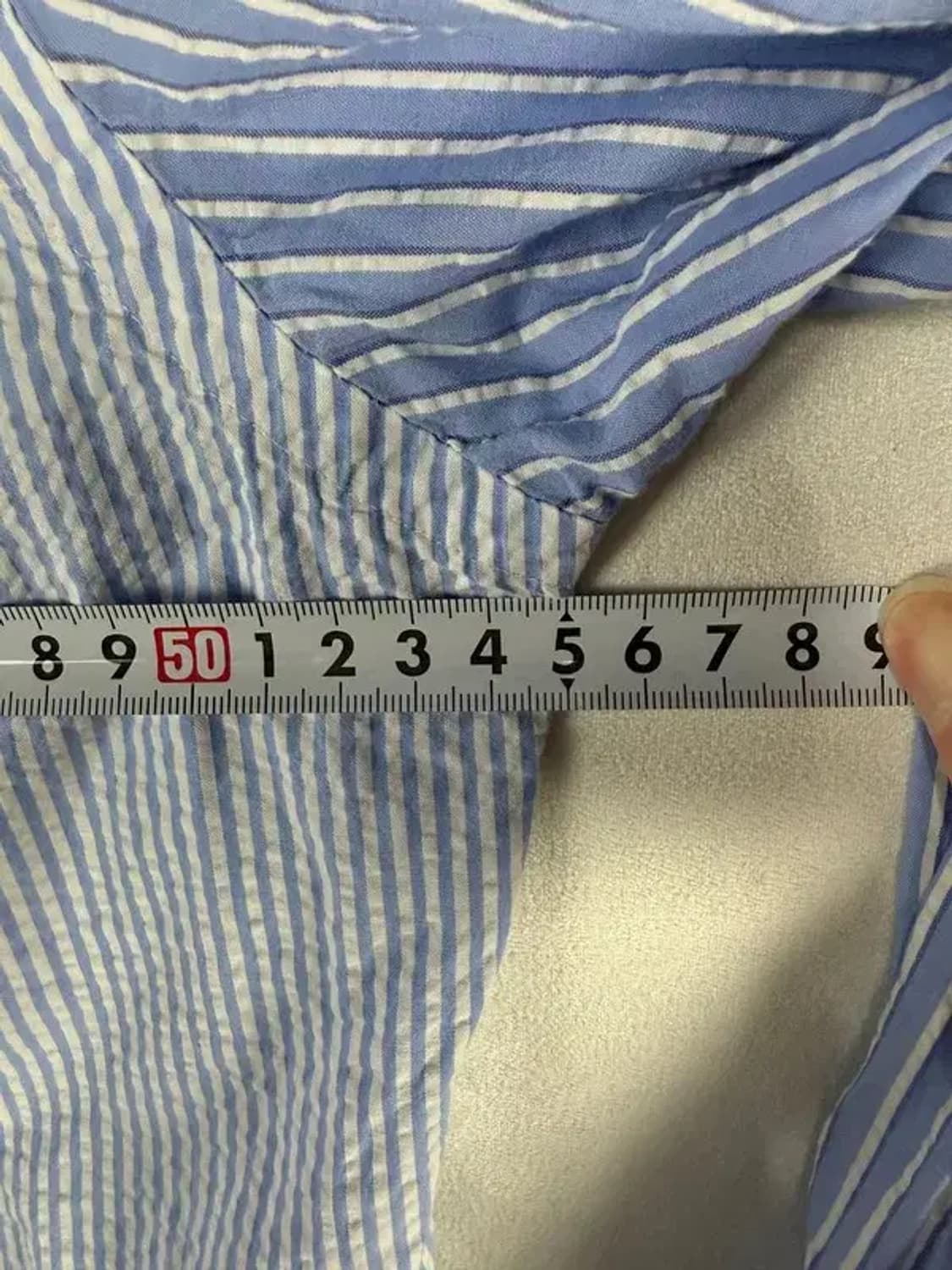 A3039 폴로 스트라이프 셔츠 M 상품이미지5