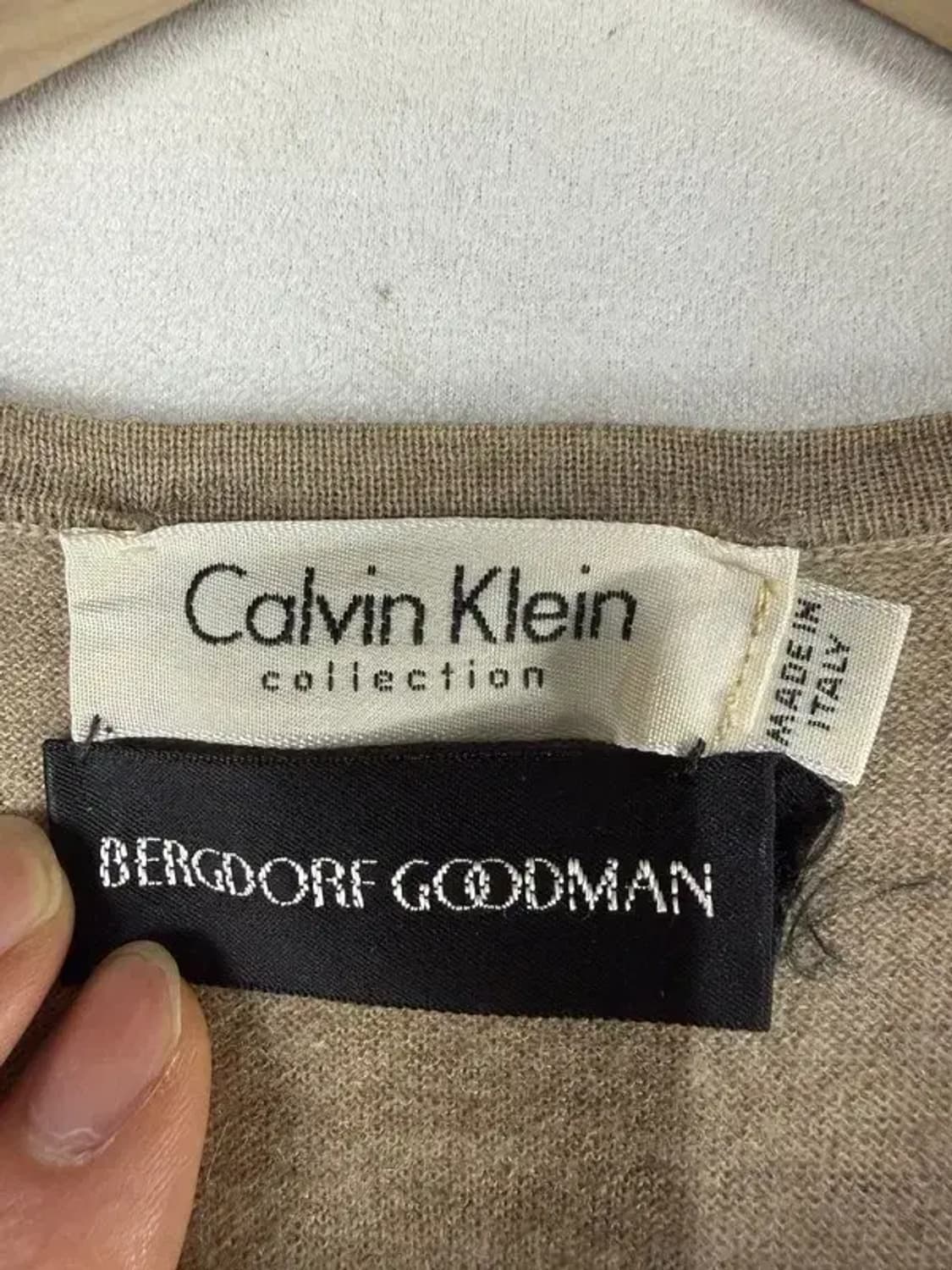 A3204 [CALVIN KLEIN] 캘빈클라인 니트 조끼 L 상품이미지5