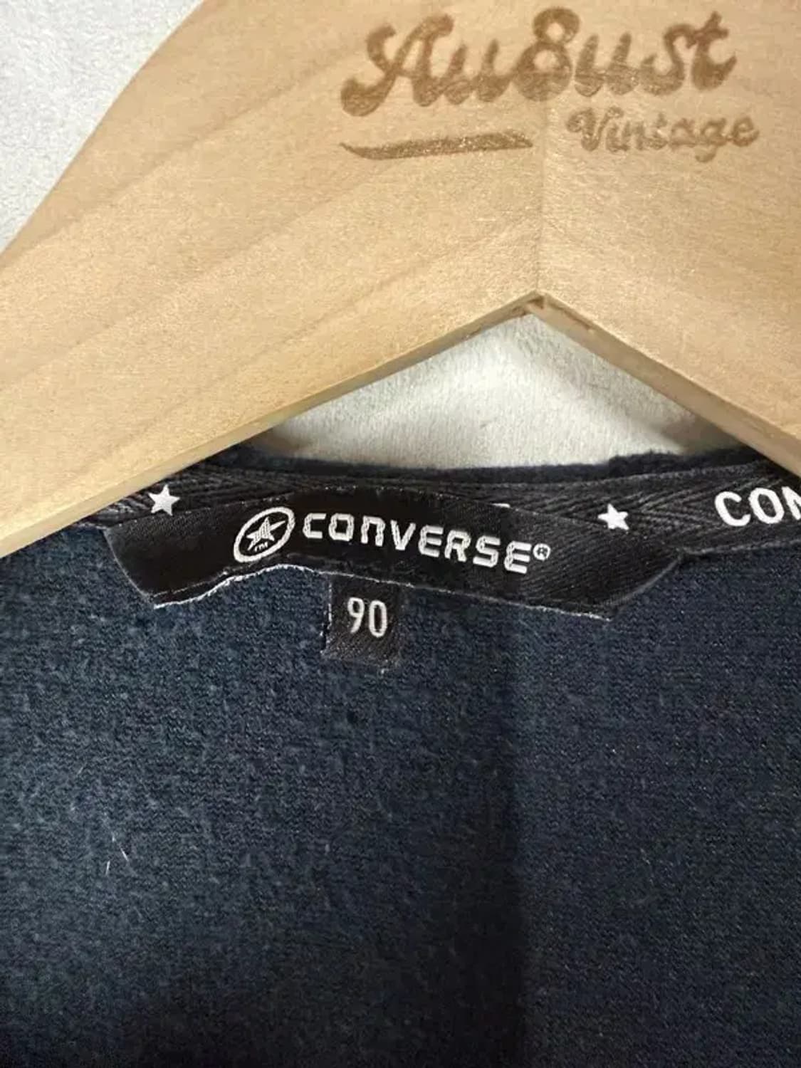 A3232 컨버스 벨벳 크롭 후드 집업 90 상품이미지5