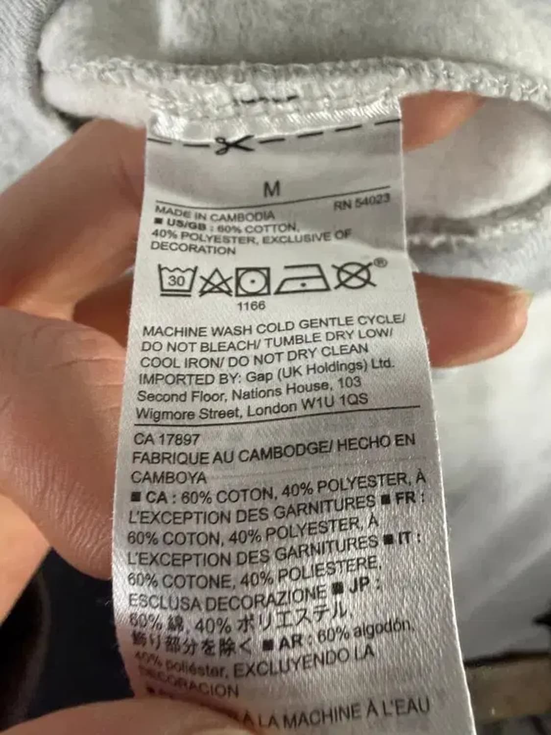 A3244 [GAP] 갭후드티 M 상품이미지7