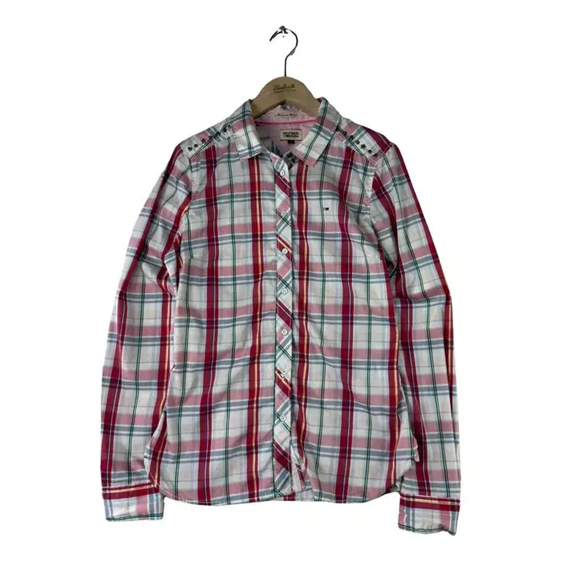 A3249 타미힐피거 체크 셔츠 S 상품이미지1