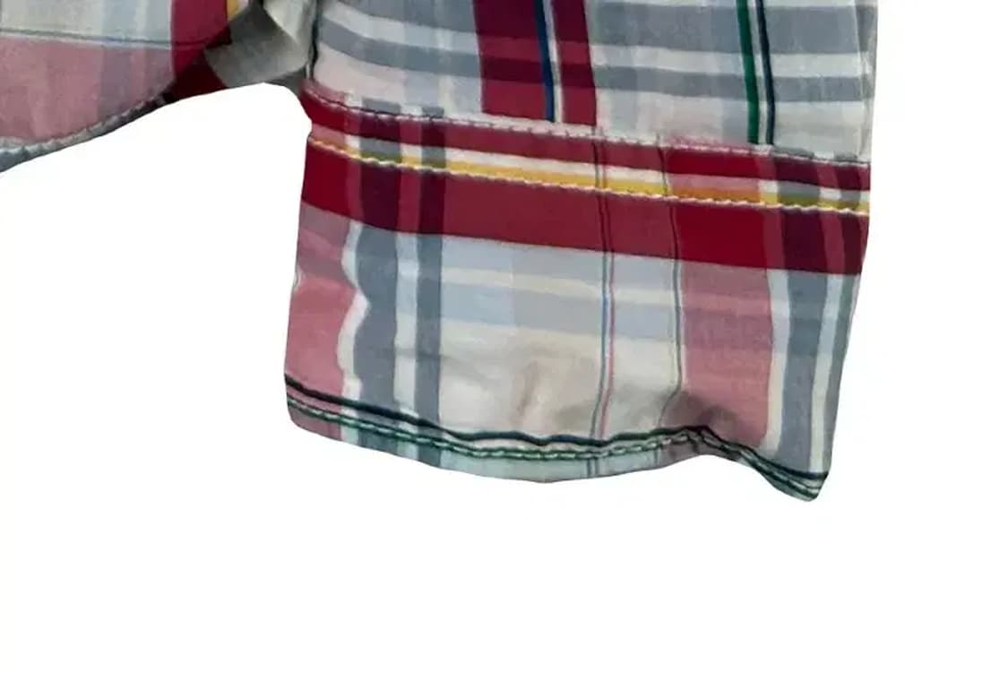 A3249 타미힐피거 체크 셔츠 S 상품이미지3